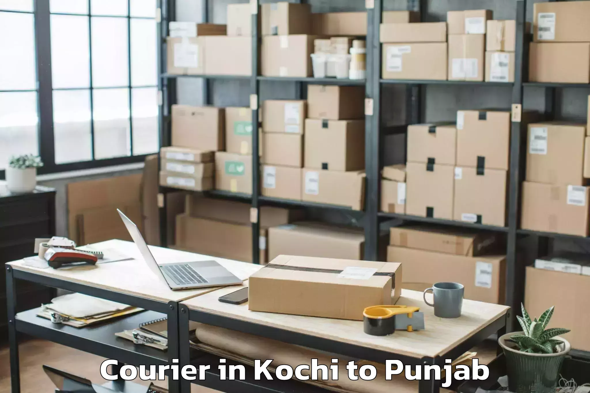 Affordable Kochi to Guru Ravidas Ayurved Universit Courier